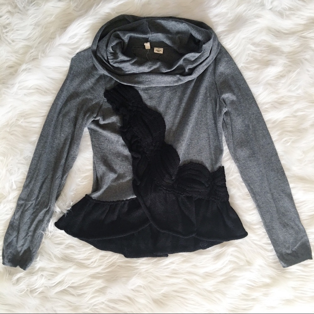 Anthropologie Moth Switching Sides Sweater